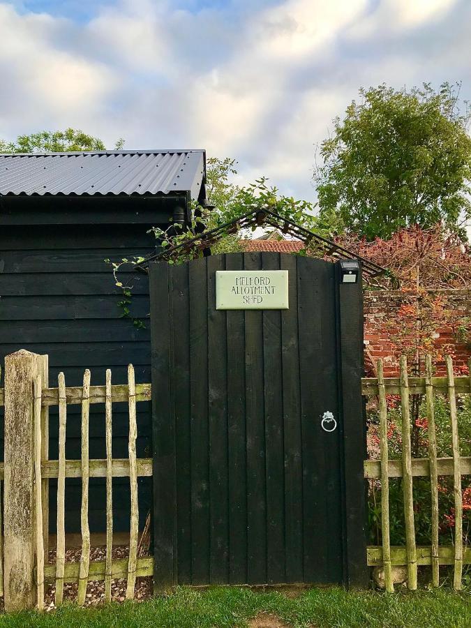 Melford Allotment Shed-Vintage Lodge Suffolk Long Melford Bagian luar foto
